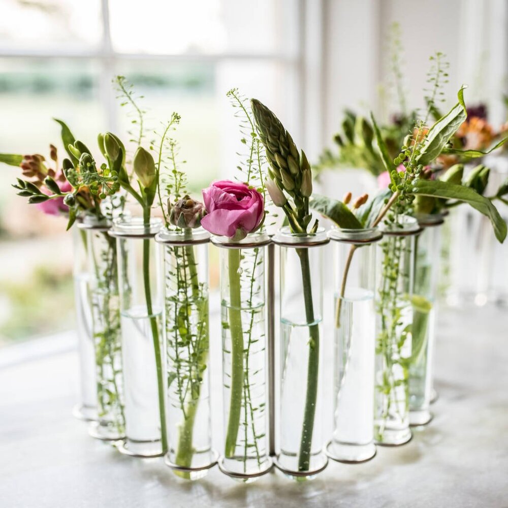 Test Tube Blossom Vase